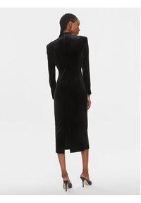 Nissa Sukienka koktajlowa RS14358 Czarny Slim Fit. Kolor: czarny. Materiał: syntetyk. Styl: wizytowy