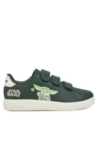 Adidas - Sneakersy adidas. Kolor: zielony. Wzór: motyw z bajki. Model: Adidas Advantage #1