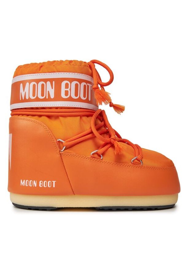 Moon Boot Śniegowce Low Nylon 14093400014 Pomarańczowy. Kolor: pomarańczowy. Materiał: nylon