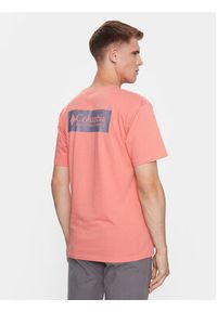 columbia - Columbia T-Shirt North Cascades™ Short Sleeve Tee Pomarańczowy Regular Fit. Kolor: pomarańczowy. Materiał: bawełna #3