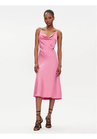 NORMA KAMALI Sukienka koktajlowa ST1233CB976966 Różowy Regular Fit. Kolor: różowy. Materiał: syntetyk. Styl: wizytowy