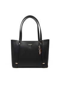 Guess Torebka Daryna II HWVG72 08230 Czarny. Kolor: czarny. Materiał: skórzane