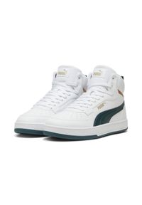 Puma - Sneakersy Caven 2.0 Mid PUMA White Dark Myrtle Caramel Latte Green Beige. Kolor: biały, beżowy, zielony, wielokolorowy. Materiał: syntetyk, materiał. Sezon: lato