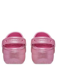 Crocs Klapki Classic Platform Glitter Clog W 207241 Różowy. Kolor: różowy. Obcas: na platformie #5