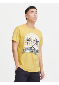 Blend T-Shirt 20716517 Żółty Regular Fit. Kolor: żółty. Materiał: bawełna