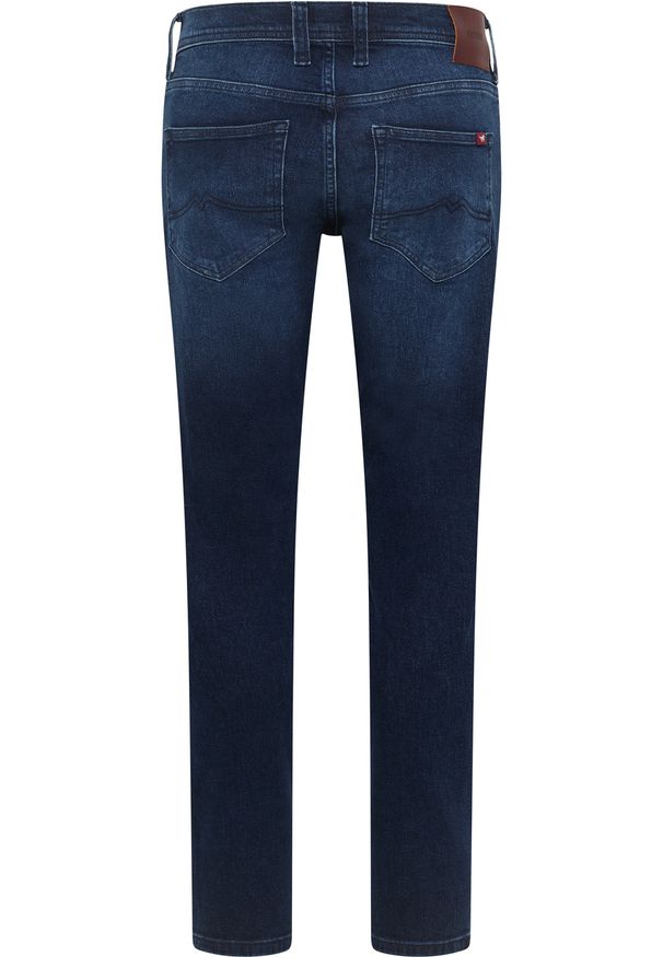 Męskie Spodnie Jeansowe Mustang Style Oregon Slim Denim Blue 1015502 5000 983