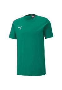 Puma - T-shirt Męski TeamGoal 23. Kolor: zielony. Sport: turystyka piesza #1