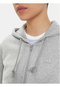 Adidas - adidas Bluza ALL SZN Fleece IW1238 Szary Regular Fit. Kolor: szary. Materiał: bawełna #4