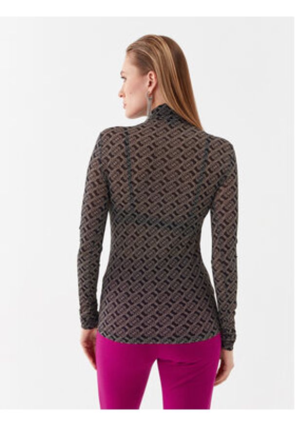 Pinko Bluzka Lamu 101813 A13G Czarny Slim Fit. Kolor: czarny. Materiał: syntetyk