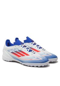 Adidas - adidas Buty do piłki nożnej F50 League TF IF1343 Biały. Kolor: biały. Materiał: materiał