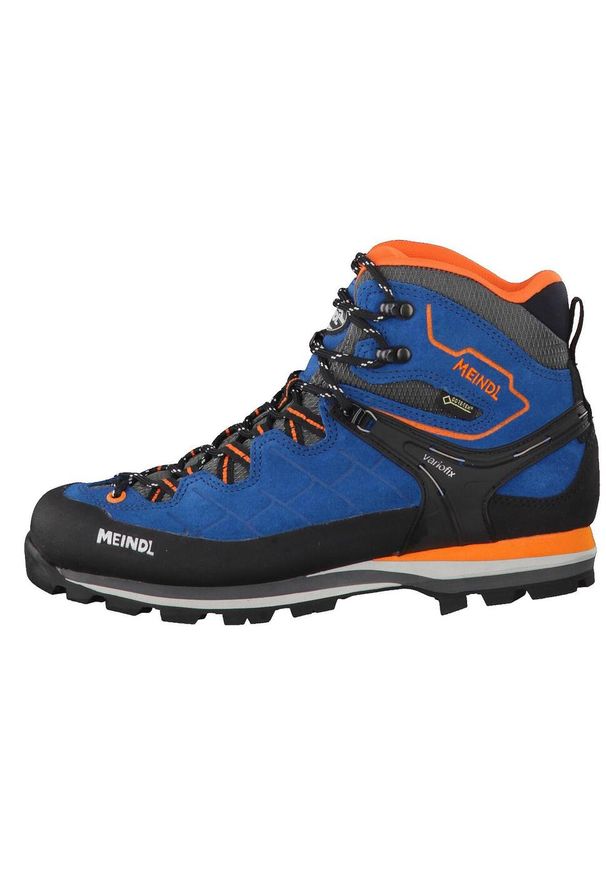 MEINDL - Buty męskie Meindl Litepeak z membraną Gore-Tex. Kolor: niebieski, pomarańczowy, wielokolorowy. Technologia: Gore-Tex