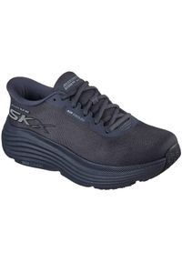 skechers - Adidasy Skechers Max Cushioning Endeavour - Ex, Mężczyźni. Kolor: niebieski. Materiał: materiał, syntetyk. Sport: fitness