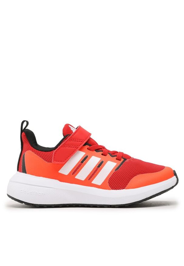 Adidas - Sneakersy adidas. Kolor: czerwony. Styl: sportowy
