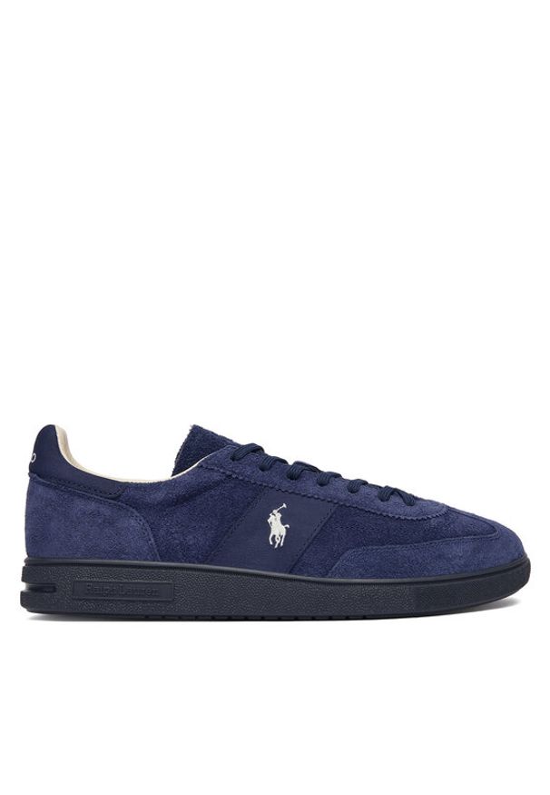 Polo Ralph Lauren Sneakersy 809P01617003 Granatowy. Kolor: niebieski. Materiał: zamsz, skóra