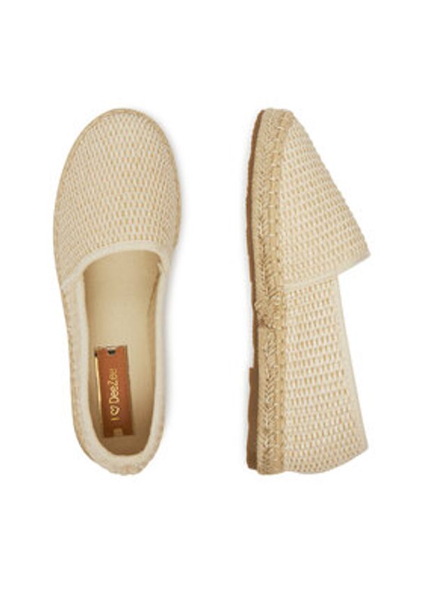 DeeZee Espadryle 8-626-2 Beżowy. Kolor: beżowy. Materiał: materiał