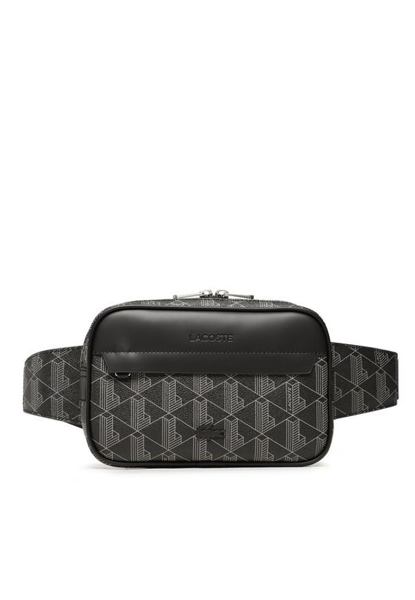 Lacoste Saszetka nerka Body Bag NH4004LX Czarny. Kolor: czarny. Materiał: skóra