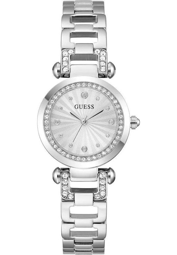 Zegarek damski Guess GW0869L3 CYRKONIE srebrny. Kolor: srebrny