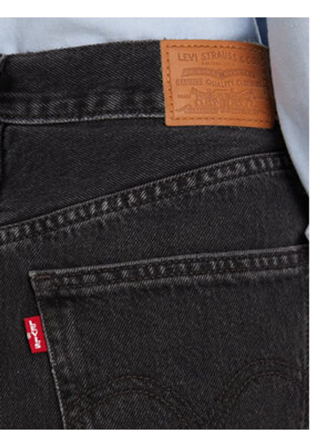 Levi's® Spódnica jeansowa 001VH-0004 Czarny Regular Fit. Kolor: czarny. Materiał: bawełna