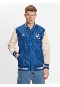 47 Brand Kurtka bomber Los Angeles Dodgers Core 47 Drift Track Jacket Niebieski Regular Fit. Kolor: niebieski. Materiał: syntetyk