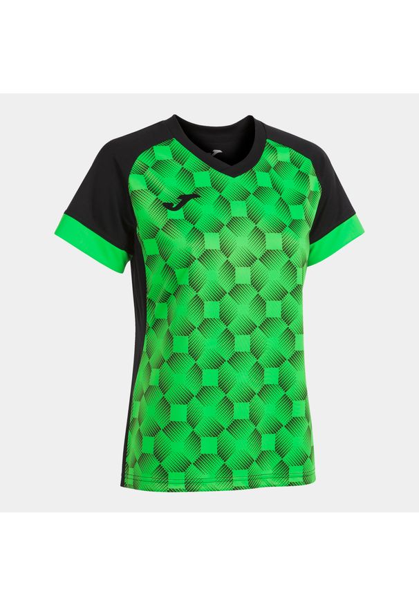 Koszulka do piłki nożnej damska Joma Supernova III. Kolor: zielony, wielokolorowy, czarny