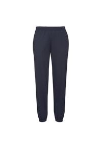 FRUIT OF THE LOOM - Męskie Spodnie Do Biegania Z Elastycznymi Mankietami. Kolor: niebieski. Sezon: lato. Sport: turystyka piesza