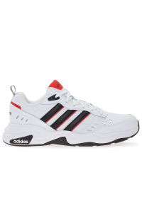 Adidas - Buty adidas Strutter EG2655 - białe. Zapięcie: pasek. Kolor: biały. Materiał: guma, skóra. Szerokość cholewki: normalna. Wzór: aplikacja