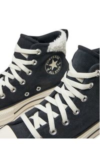 Converse Trampki Chuck Taylor All Star Puff Lift A09377C Czarny. Kolor: czarny. Materiał: skóra, zamsz #4