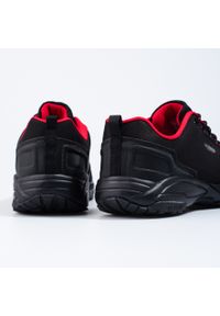 Buty trekkingowe męskie DK czarno czerwone czarne. Kolor: czarny. Materiał: materiał #4
