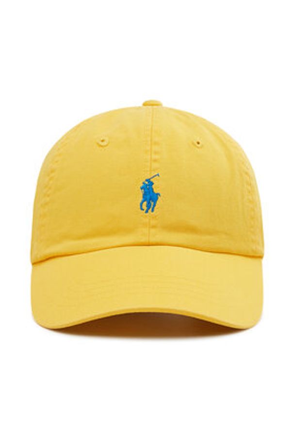 Polo Ralph Lauren Czapka z daszkiem Classic Sport Cap 710667709080 Żółty. Kolor: żółty. Materiał: materiał. Styl: sportowy