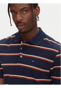 Wrangler Polo 112362827 Granatowy Regular Fit. Typ kołnierza: polo. Kolor: niebieski. Materiał: bawełna #3