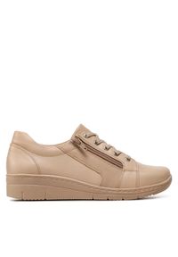 Sneakersy Go Soft. Kolor: beżowy #1