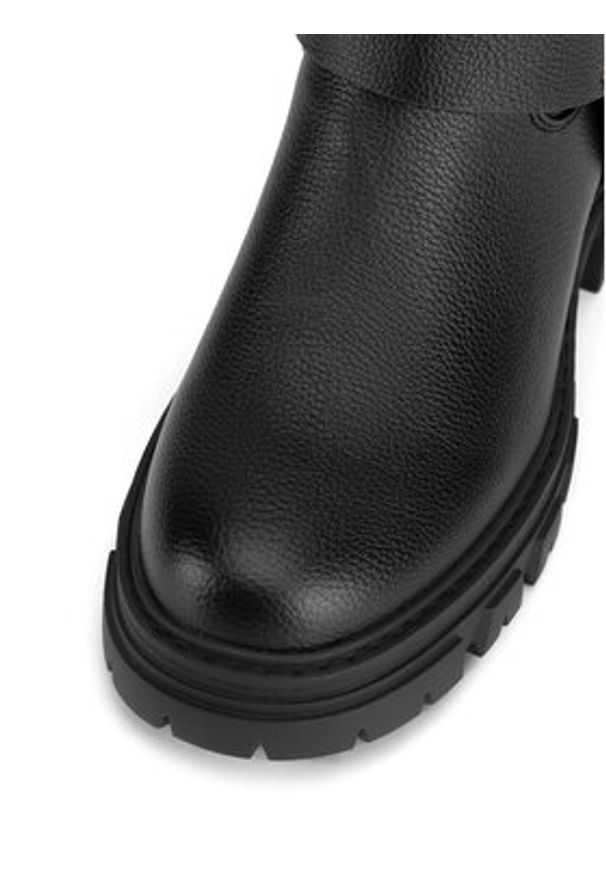 MEXX Botki MI001805043W Czarny. Kolor: czarny. Materiał: skóra