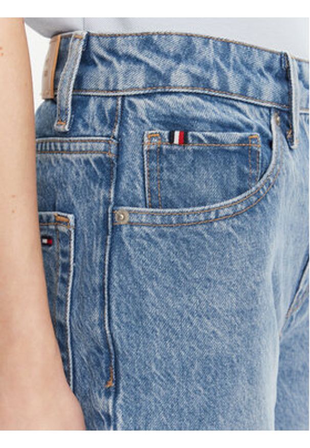 TOMMY HILFIGER - Tommy Hilfiger Jeansy WW0WW44365 Niebieski Tapered Fit. Kolor: niebieski