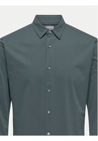 Only & Sons Koszula Robin 22031023 Zielony Slim Fit. Kolor: zielony. Materiał: bawełna #3