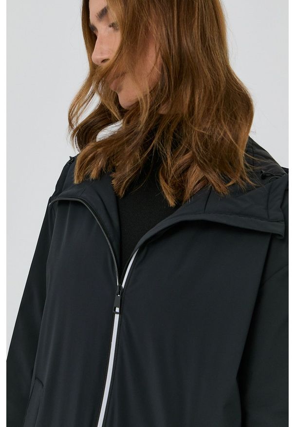 Max Mara Leisure - Kurtka. Okazja: na co dzień. Kolor: czarny. Materiał: poliester, włókno, kaszmir. Styl: casual