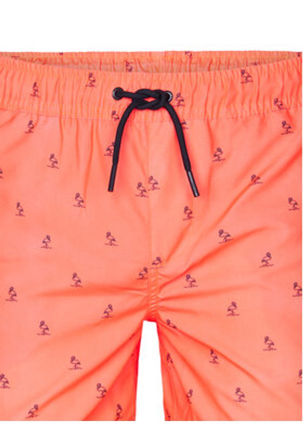 Petrol Industries Szorty kąpielowe M-1050-SWS951 Pomarańczowy Regular Fit. Kolor: pomarańczowy. Materiał: syntetyk