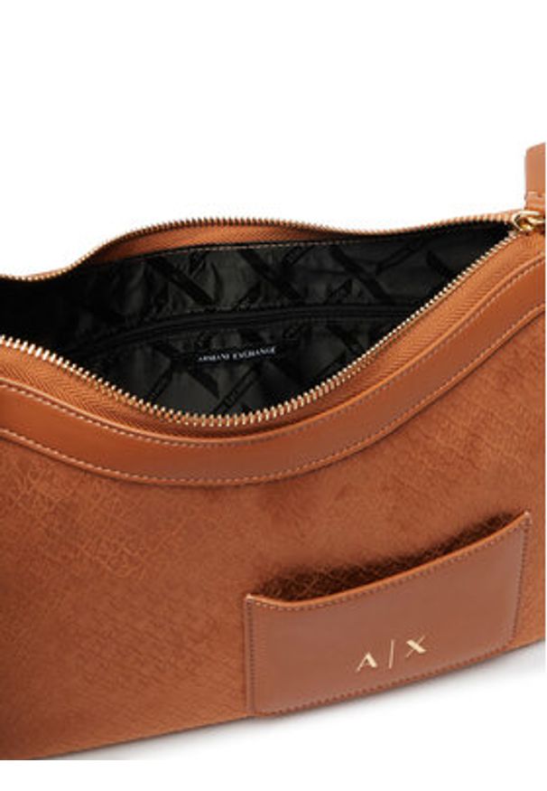 Armani Exchange Torebka XW001213 AF22645 U6119 Brązowy. Kolor: brązowy. Materiał: skórzane
