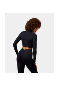 Longsleeve rozpinany Carpatree Elite czarny. Kolor: czarny. Materiał: materiał, skóra, elastan. Długość rękawa: długi rękaw