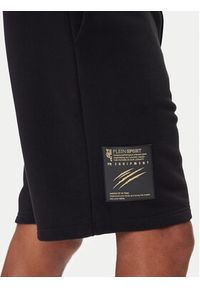 Plein Sport Szorty sportowe PAEC MJT2601 STE003N Czarny Regular Fit. Kolor: czarny. Materiał: bawełna. Styl: sportowy #5