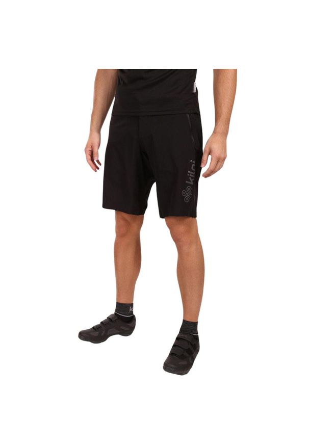 Męskie spodenki na rower freestyle cyckling Kilpi HIXON-M. Kolor: czarny. Materiał: nylon. Sport: kolarstwo