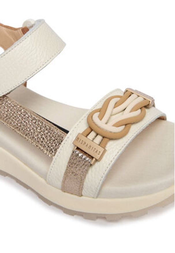 Hispanitas Sandały CHV264679 C002 Beżowy. Kolor: beżowy. Materiał: skóra