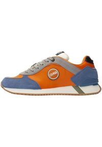 Buty do chodzenia męskie Colmar Travis Plus. Zapięcie: sznurówki. Kolor: pomarańczowy, wielokolorowy. Materiał: guma, tkanina, skóra, zamsz, materiał. Szerokość cholewki: normalna. Sport: turystyka piesza