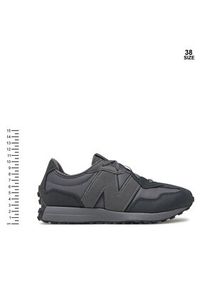 New Balance Sneakersy GS327BMP Czarny. Kolor: czarny. Materiał: materiał #7