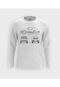 MegaKoszulki - Koszulka męska z dł. rękawem Porsche drawing. Materiał: bawełna #1