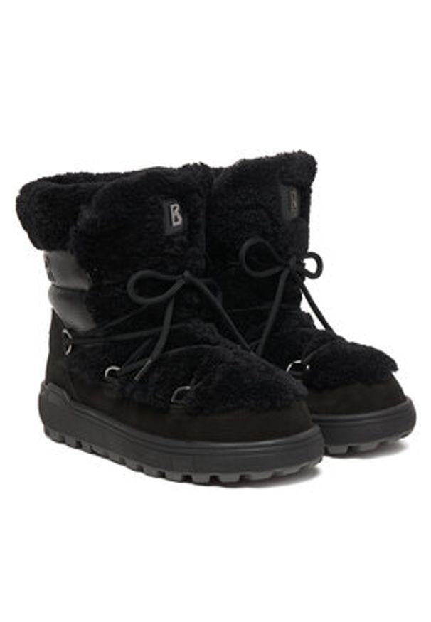 Bogner Śniegowce Chamonix S 10 A 22546704 Czarny. Kolor: czarny. Materiał: skóra