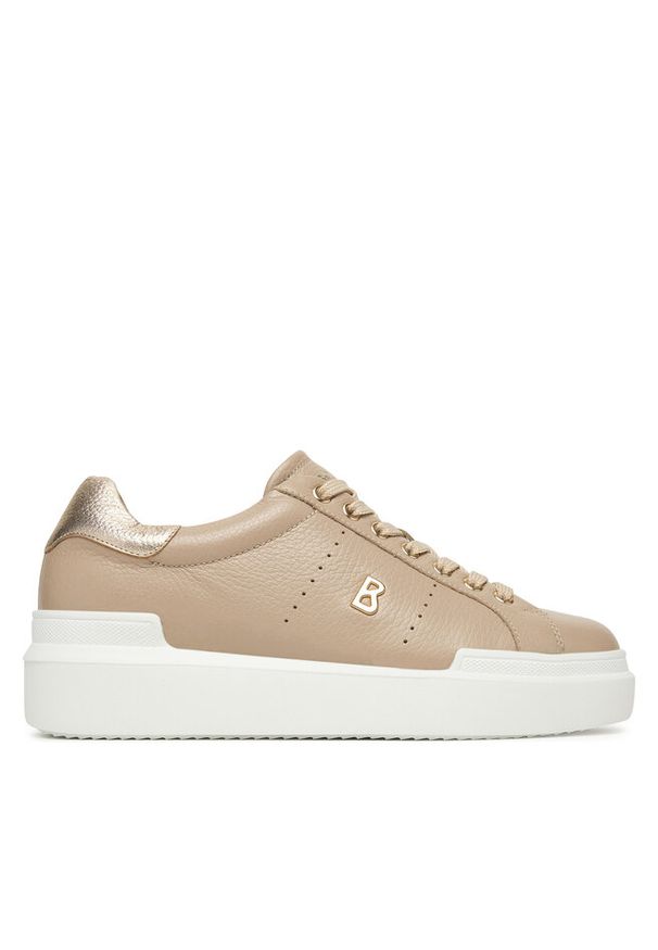 Sneakersy Bogner. Kolor: beżowy