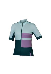 ENDURA - Koszulka rowerowa damska Endura FS260 Print W. Kolor: fioletowy. Wzór: nadruk. Sport: kolarstwo