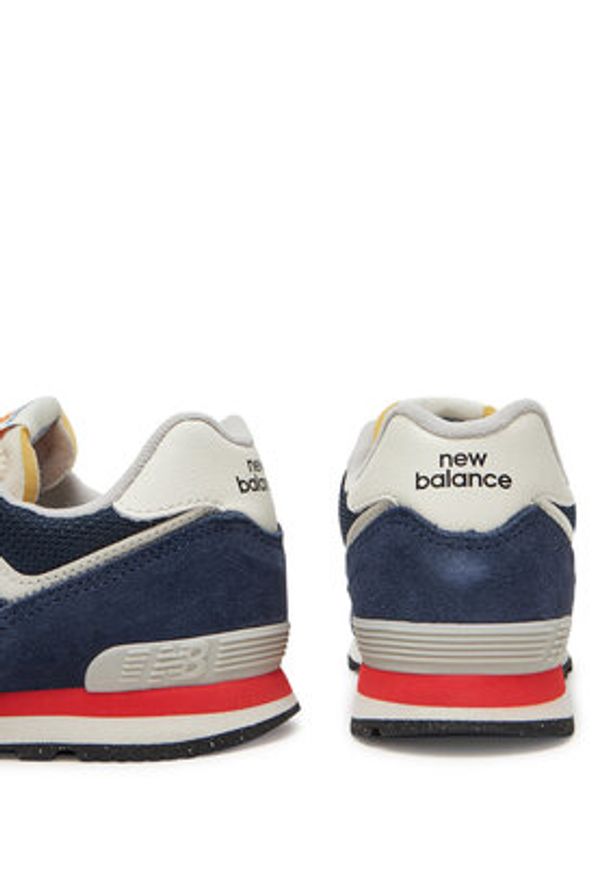 New Balance Sneakersy GC574VPN Niebieski. Kolor: niebieski. Materiał: skóra, zamsz. Model: New Balance 574