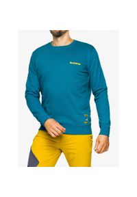 LA SPORTIVA - Bluza wspinaczkowa męska La Sportiva Climbing on the Moon Sweatshirt. Kolor: zielony