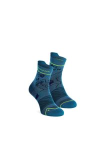 ORTOVOX - Skarpety merino Ortovox Alpine Light Quarter Socks. Kolor: niebieski